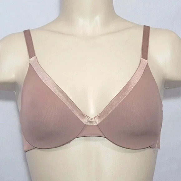 Warner's Other - 34C Warner's 1300 Satin Tuxedo Smooth Look All Day Fit Underwire Bra Toffee  Gen